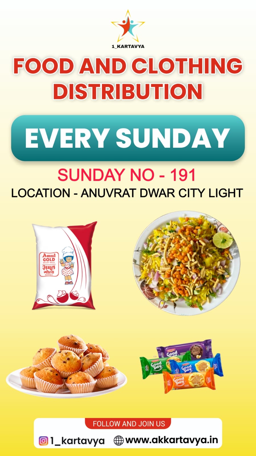 Food Distribution | AkKartavya Photo Gallery