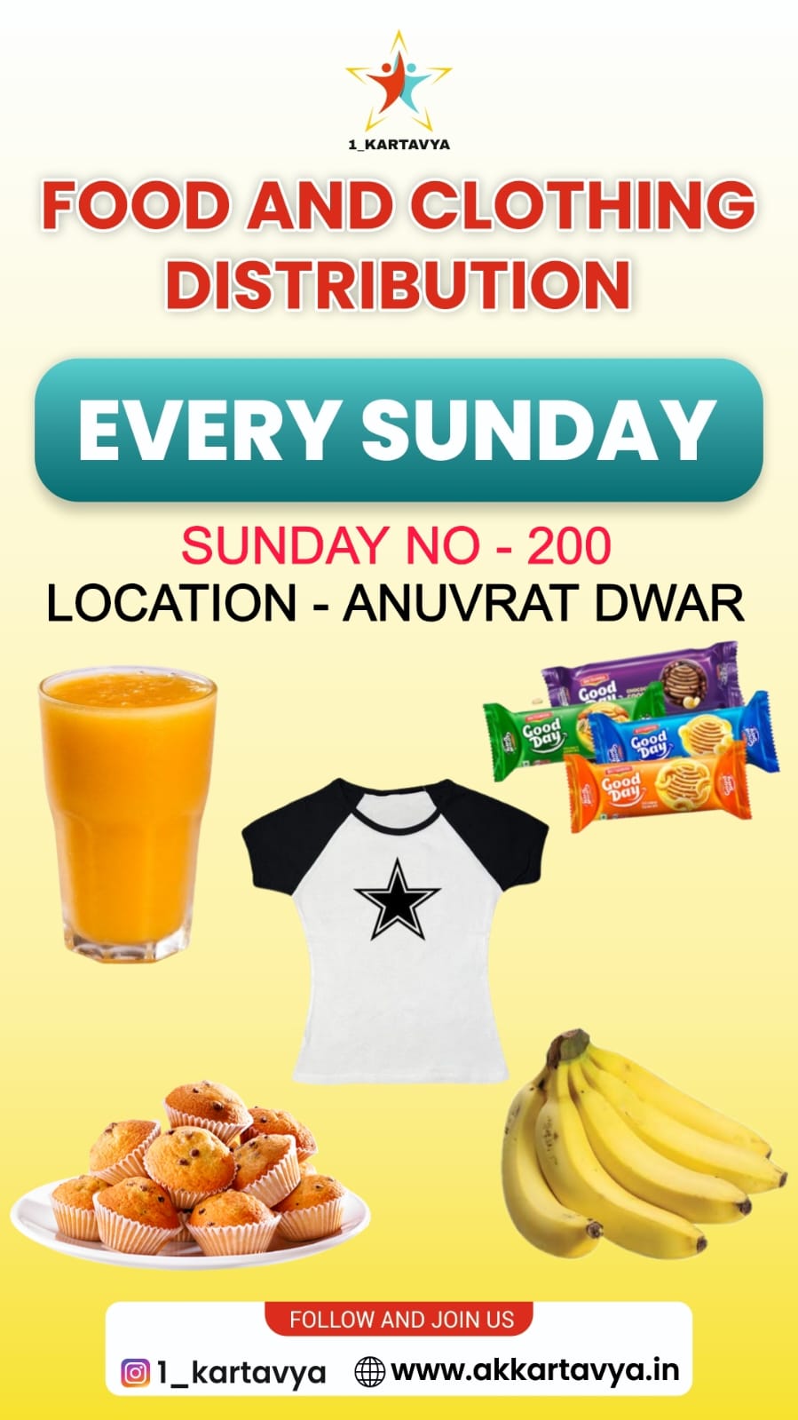 Food Distribution | AkKartavya Photo Gallery