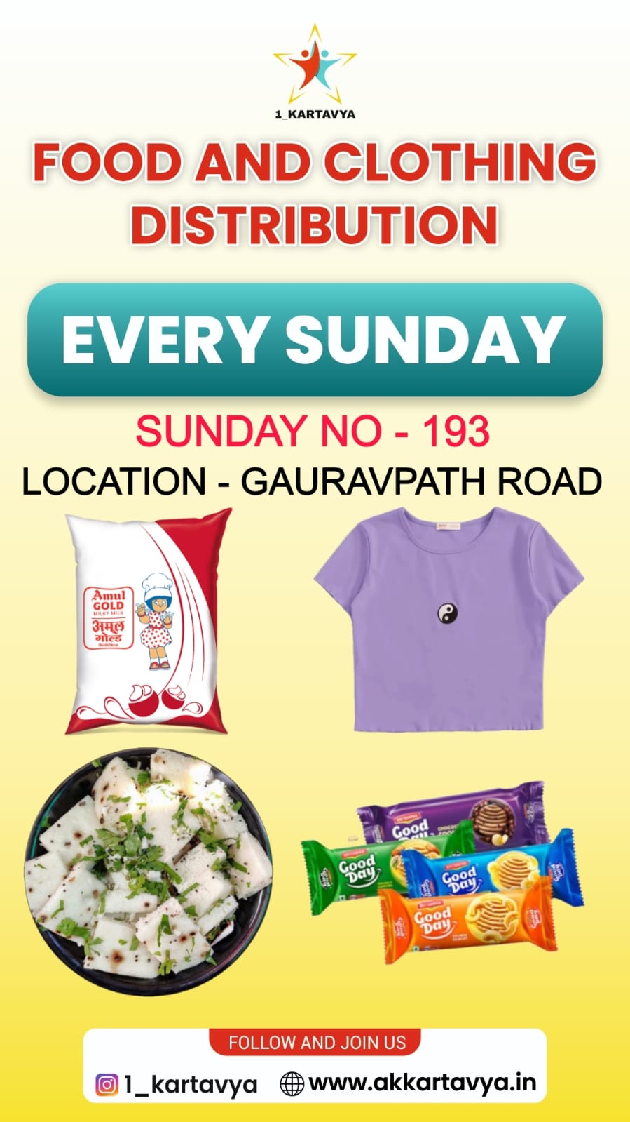 Food Distribution | AkKartavya Photo Gallery